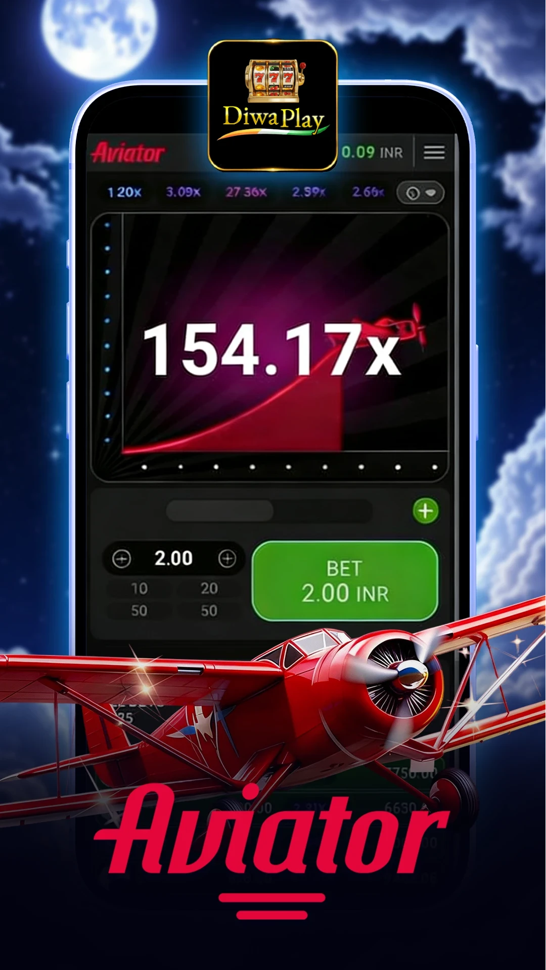 Diwa Play account and limits view